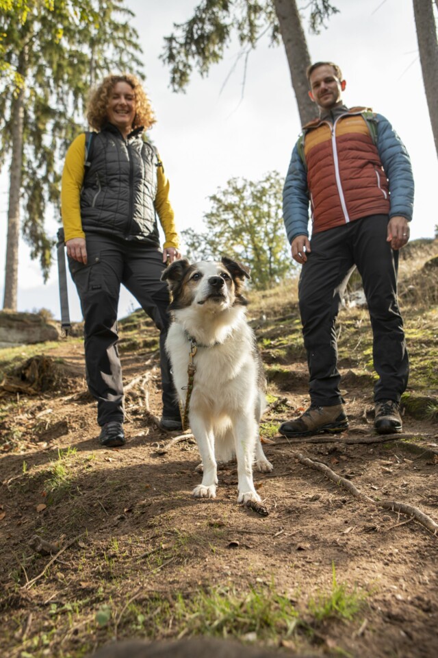 Unterwegs auf den saarländischen Wanderwegen mit Hund