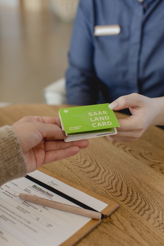 Saarland Card Übergabe